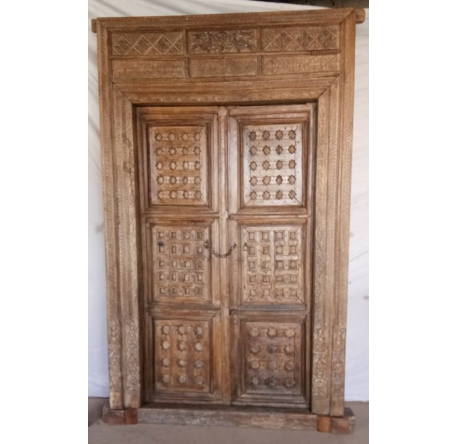Verdikken Sluier handelaar Oosterse poort '' Ravati '' - Oosterse tempeldeuren - Massief houten poort